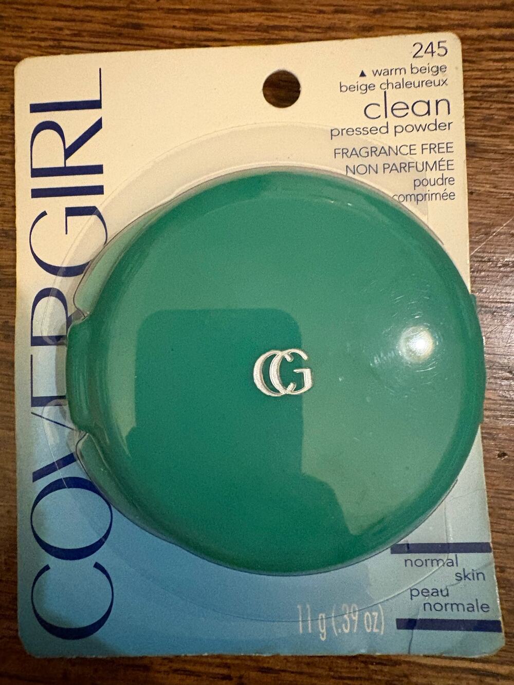 Covergirl Clean Fragrance-Free Pressed Powder, Warm Beige # 245 .39 oz